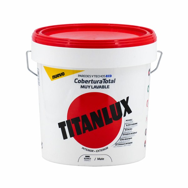 Plastmasas krāsa Titanlux Balts 750 ml Iekšpuse/Eksterjers