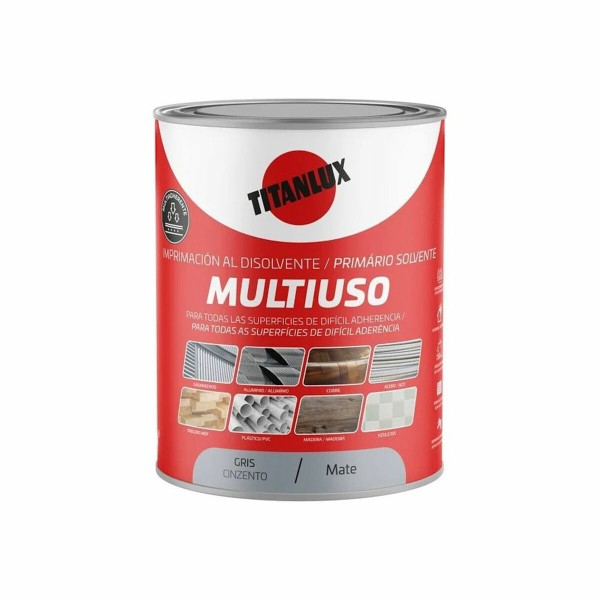 Gruntskrāsa Titanlux Pelēks Matt 750 ml