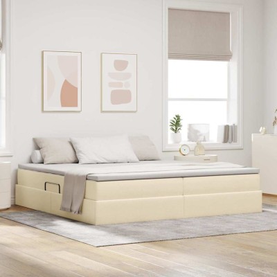 Bed with storage space and...