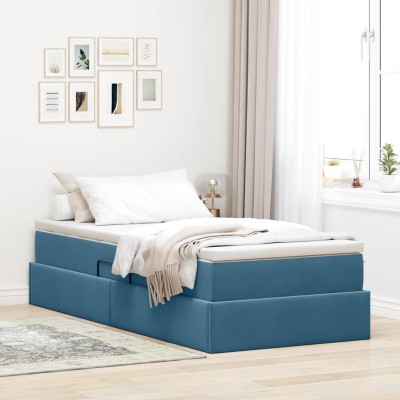 Bed with storage space and...