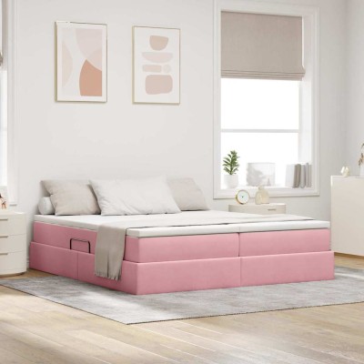Bed with storage space and...