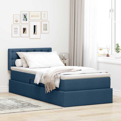 Bed with storage space and...