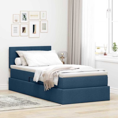 LED storage bed with...