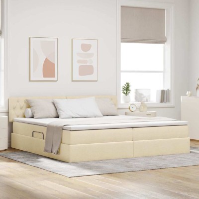 LED storage bed with...