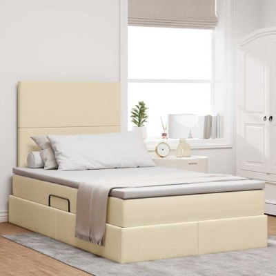 Bed with storage space and...