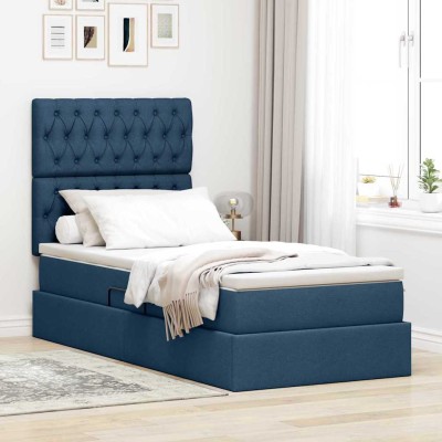 LED storage bed with...