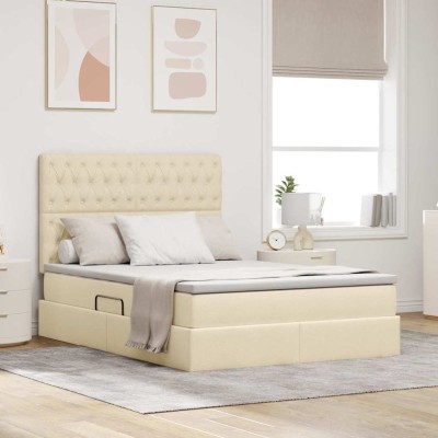 LED storage bed with...