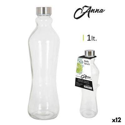 Glass Bottle Anna 1 L Metal...