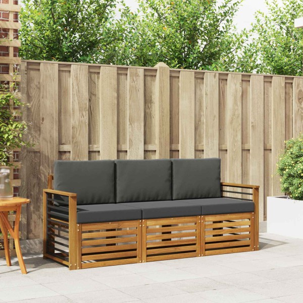 Sofa sets 3 pcs. Natural and anthracite