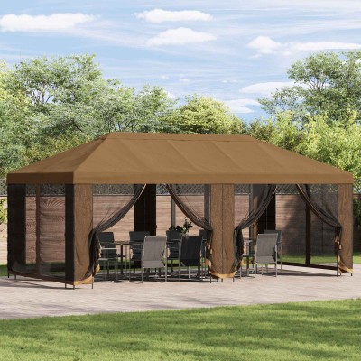 Garden gazebo with side...