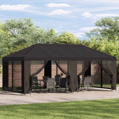 Garden gazebo with side...