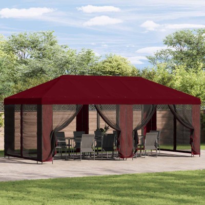 Garden gazebo with side...