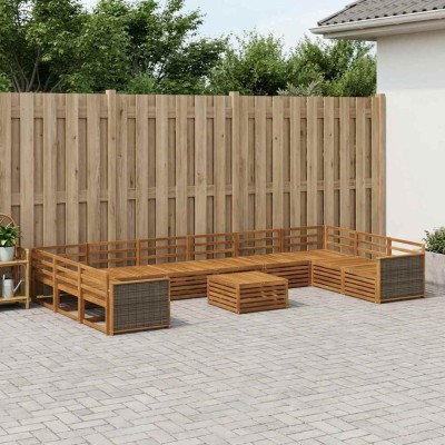 Sofa sets 11 pcs. Solid...