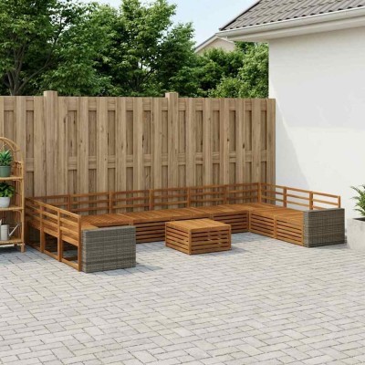 Sofa sets 11 pcs. Solid...