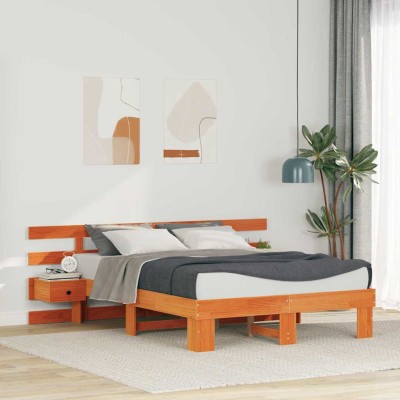 Bed frame Brown 140 x 190...