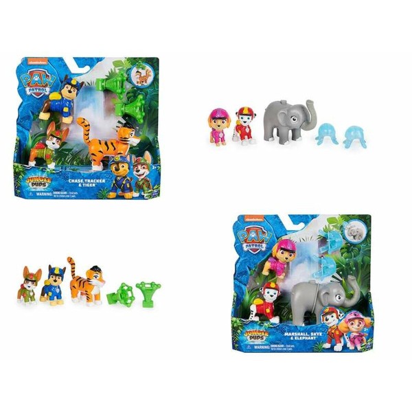 Playset The Paw Patrol Jungle 19,05 x 20,23 x 5,71 cm 4 gb.