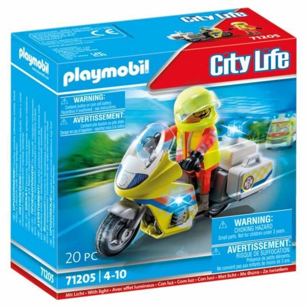 Leikkiajoneuvosarja Playmobil 71205 Moottoripyörä 20 Kappaletta