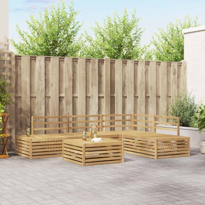 6 pcs. Outdoor sofa set White