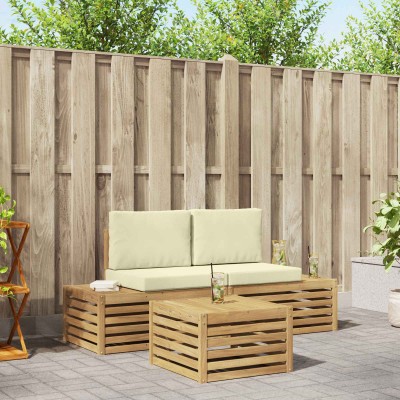 Outdoor sofa set White 59 x...