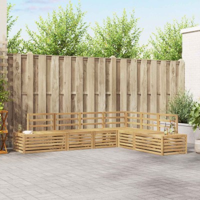 Outdoor sofa set 6 Unit White