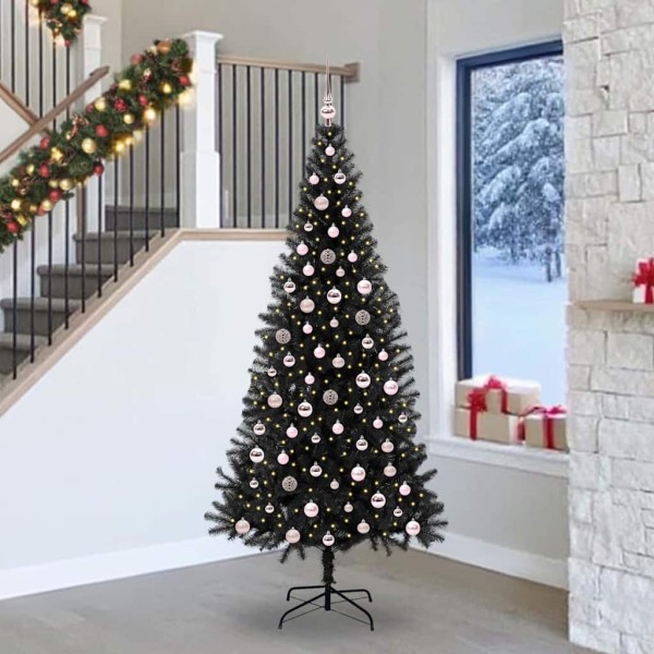 Christmas tree Black 240 cm PVC