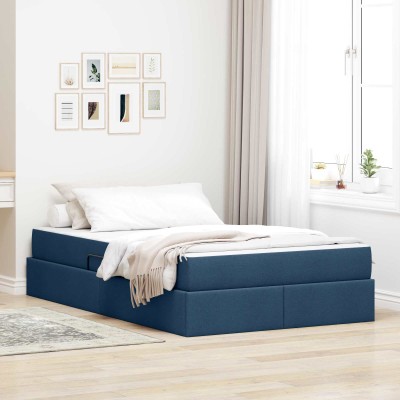 Bed with storage space and...