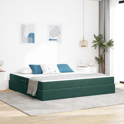 Bed with storage space and...