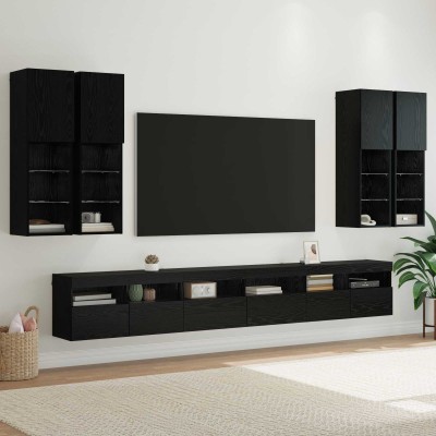 TV wall cabinet set 7 pcs....