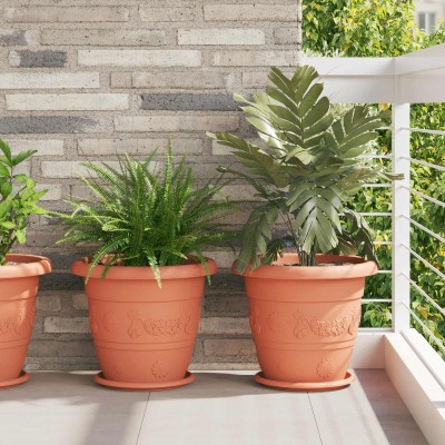 Plant pots 24 pcs. Red...