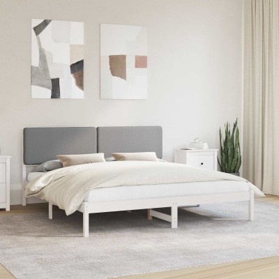 Bed frame with upholstered...