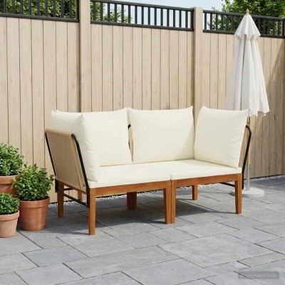 2 pcs. Solid acacia wood...