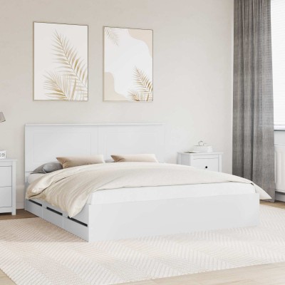 Bed frame with drawers...