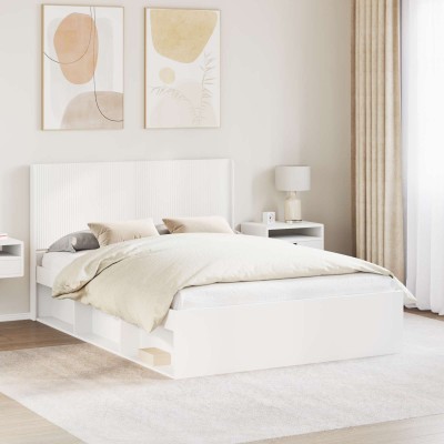 Bed frame with storage and...
