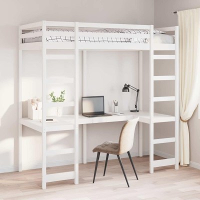 Loft bed frame White 75 x...