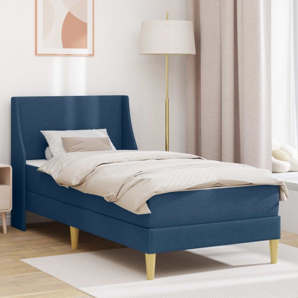 Bed frame with mattress and headboard Polyester