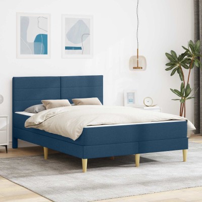 Bed frame Blue 140 x 200 cm...
