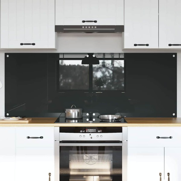 Kitchen back plate 2 pcs Dark grey 80 x 60 cm