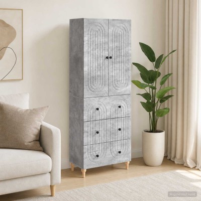 Cabinet 2 pcs. Processed wood
