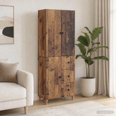 Cabinet 2 pcs. Processed wood