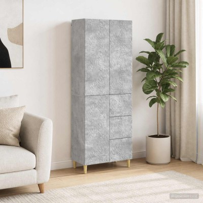 2 pcs. Concrete gray