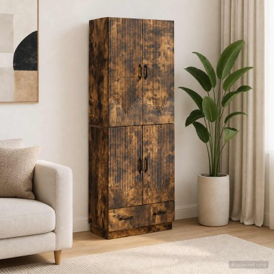 Cabinet 2 pcs. Smoked oak...