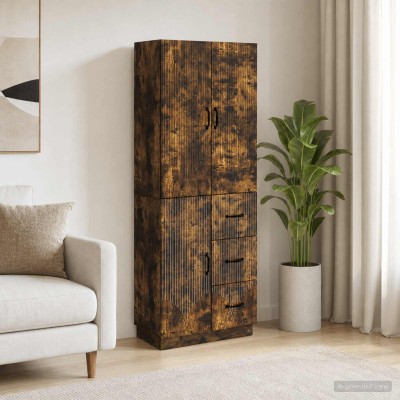 Cabinet 2 pcs. Smoked oak...