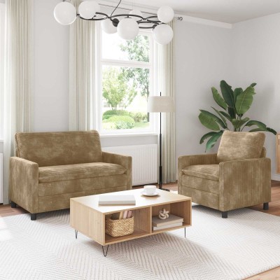 Sofa set 2 pcs. Taupe...