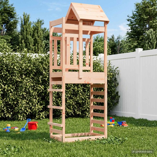 Play tower Brown 52.5 x 85 x 238 cm Solid Douglas wood