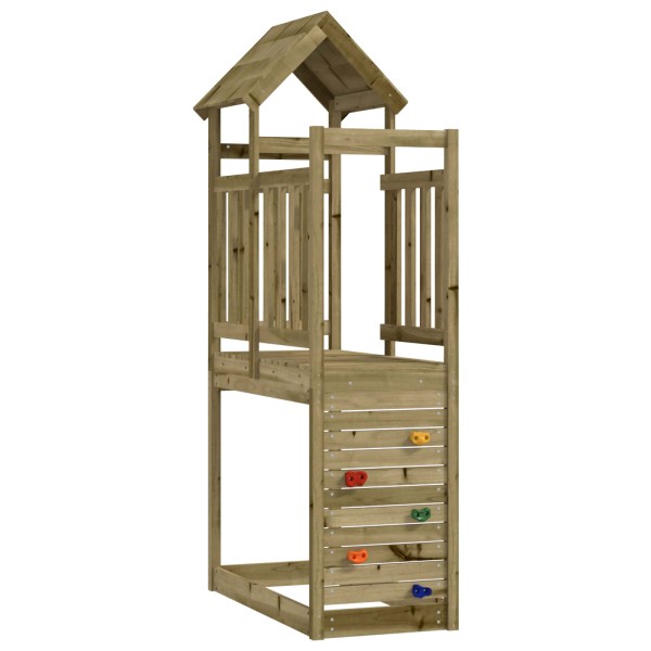 Game tower Brown Solid impregnated wood