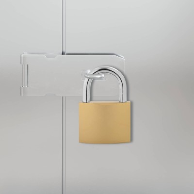 U lock with keys Brass 6 x...