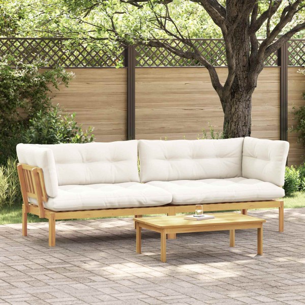 Garden pallet sofa set 2 Unit