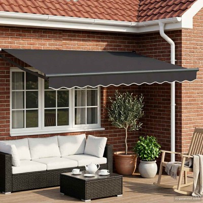 Manual retractable awning...