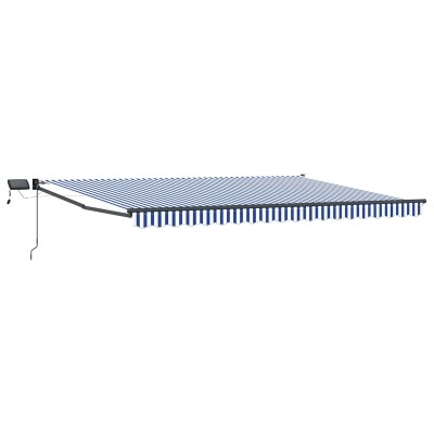 Manual retractable awning...