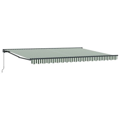 Manual folding awning Green...